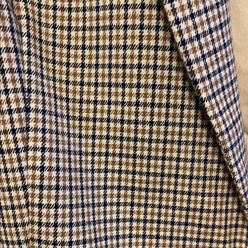 Sincerely Jules Beige Checkered Blazer NWT - Picture 4 of 4